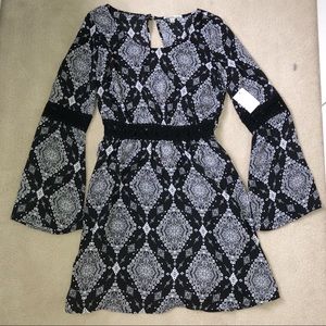 Charlotte Russe bell sleeve dress